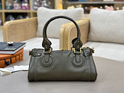 Fortok Chloé Paddington bag in Green 36*18*18cm - 2
