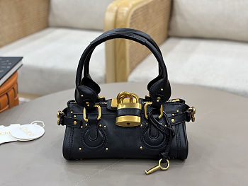 Fortok Chloé Paddington small bag in Black 26*12*12cm