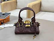 Fortok Chloé Paddington small bag in Burgundy 26*12*12cm - 1