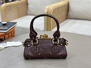 Fortok Chloé Paddington small bag in Burgundy 26*12*12cm - 6