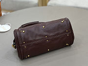 Fortok Chloé Paddington small bag in Burgundy 26*12*12cm - 5