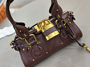 Fortok Chloé Paddington small bag in Burgundy 26*12*12cm - 2