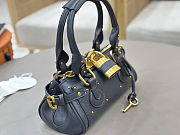 Fortok Chloé Paddington small bag in Grey 26*12*12cm - 4