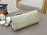 Fortok Chloé Paddington bag in Aqua Grey 36*18*18cm - 6