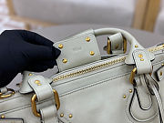 Fortok Chloé Paddington bag in Aqua Grey 36*18*18cm - 3