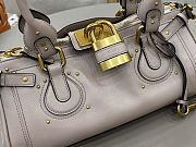 Fortok Chloé Paddington bag in Taupe Beige 36*18*18cm - 3
