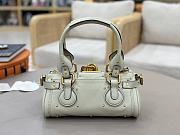Fortok Chloé Paddington small bag in Aqua Grey 26*12*12cm - 6