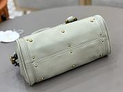 Fortok Chloé Paddington small bag in Aqua Grey 26*12*12cm - 5