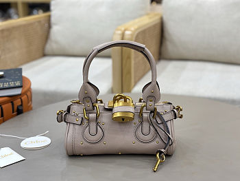 Fortok Chloé Paddington small bag in Taupe Beige 26*12*12cm