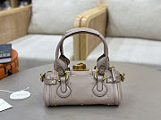 Fortok Chloé Paddington small bag in Taupe Beige 26*12*12cm - 6