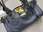 Fortok Chloé Paddington bag in Grey 36*18*18cm - 4