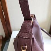 Fortok Celine Lulu bag in Burgundy 21x24x5cm - 6