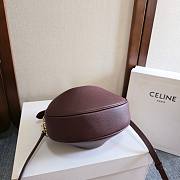 Fortok Celine Lulu bag in Burgundy 21x24x5cm - 2