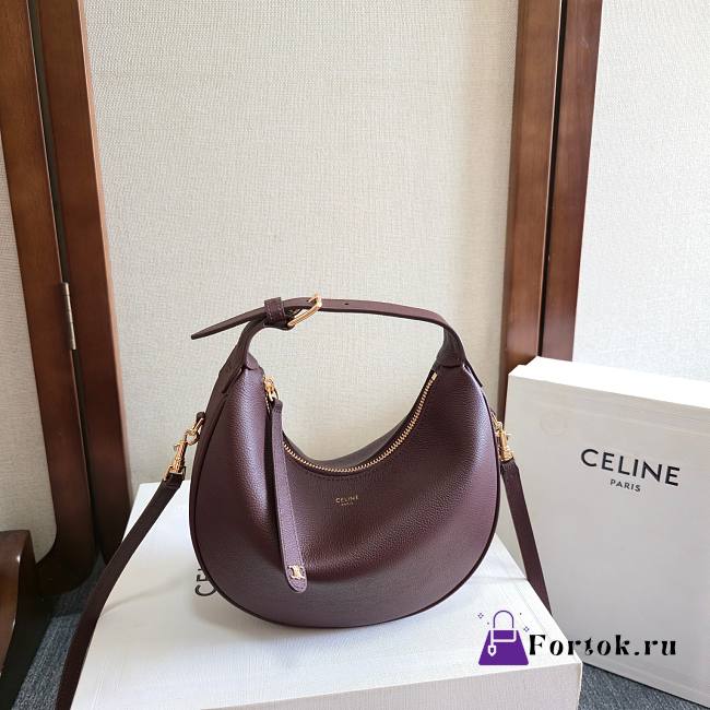 Fortok Celine Lulu bag in Burgundy 21x24x5cm - 1