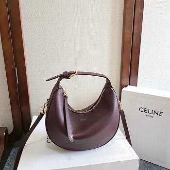 Fortok Celine Lulu bag in Burgundy 21x24x5cm