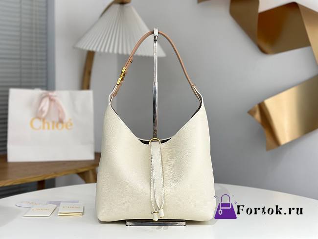 Fortok Chloe Marcie hobo bag White 28*21*10cm - 1