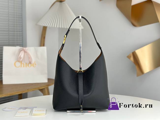 Fortok Chloe Marcie hobo bag Black 28*21*10cm - 1