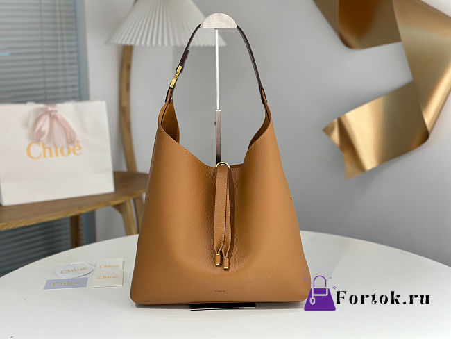Fortok Chloe Marcie hobo Large bag Brown 36*29*10cm - 1