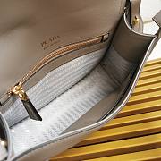 Fortok Prada Taupe Leather Shoulder Bag 24x15x8CM  - 3