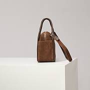 Fortok Prada Suede Darling 2024 brown shoulder bag 25x18x10cm - 5