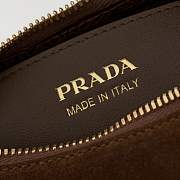 Fortok Prada Suede Darling 2024 brown shoulder bag 25x18x10cm - 2