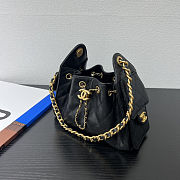 Fortok Chanel 25 Black Mini Bag Caviar 20 x 22 x 12.5cm - 2