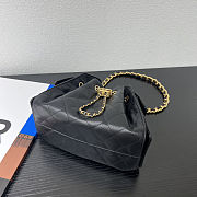 Fortok Chanel 25 Black Mini Bag Caviar 20 x 22 x 12.5cm - 3