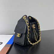 Fortok Chanel 25 Black Mini Bag Caviar 20 x 22 x 12.5cm - 4