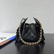 Fortok Chanel 25 Black Mini Bag Caviar 20 x 22 x 12.5cm - 5