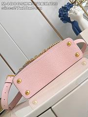 Fortok Louis Vuitton Capucines bag in pink Taurillon 27 x 17.3 x 9cm  - 5