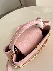 Fortok Louis Vuitton Capucines Large bag in pink Taurillon 31.5x20x11cm - 2
