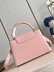 Fortok Louis Vuitton Capucines Large bag in pink Taurillon 31.5x20x11cm - 5