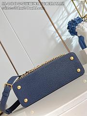 Fortok Louis Vuitton Capucines Large bag in Navy Blue Taurillon 31.5x20x11cm - 6