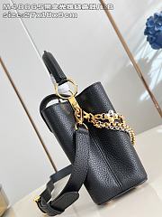 Fortok Louis Vuitton Capucines bag in Black Taurillon 27 x 17.3 x 9cm - 2