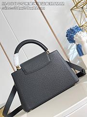 Fortok Louis Vuitton Capucines Large bag in Black Taurillon 31.5x20x11cm - 3
