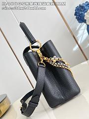 Fortok Louis Vuitton Capucines Large bag in Black Taurillon 31.5x20x11cm - 6