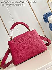 Fortok Louis Vuitton Capucines bag in Red Taurillon 27 x 17.3 x 9cm - 6