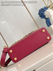 Fortok Louis Vuitton Capucines bag in Red Taurillon 27 x 17.3 x 9cm - 5