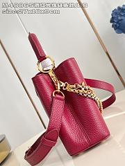 Fortok Louis Vuitton Capucines bag in Red Taurillon 27 x 17.3 x 9cm - 4