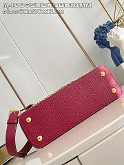 Fortok Louis Vuitton Capucines Large bag in Red Taurillon 31.5x20x11cm - 6
