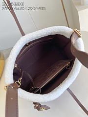 Fortok Louis Vuitton CarryAll PM bag in a brown suede 34 x 11 x 22cm - 2