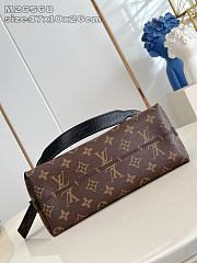 Fortok Louis Vuitton CarryAll BB bag Monogram canvas shearling 17 x 10 x 26cm - 6