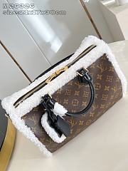 Fortok Louis Vuitton Speedy Soft 30 Teddy Shearling 21 x 17 x 30cm - 6