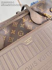 Fortok Louis Vuitton Neverfull Inside Out Brown 28 x 14 x 31cm - 3