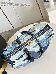 Fortok Louis Vuitton Keepall Bandoulière 50 Denim 29 x 23 x 50cm - 5