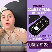 Chanel Double C Pearl Necklace - 1