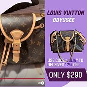 Fortok Louis Vuitton Odyssée Monogram Handbag 23x9x16cm - 1