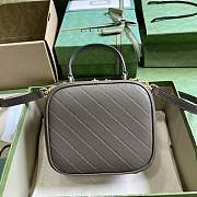 Fortok Gucci Blondie Top Handle Bag Taupe 17x15x9cm - 4