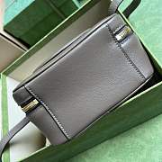 Fortok Gucci Blondie Top Handle Bag Taupe 17x15x9cm - 2