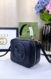 Fortok Gucci Blondie Top Handle Bag Black 17x15x9cm - 5